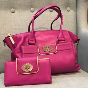 Pink Kate Spade Handbag & Wallet